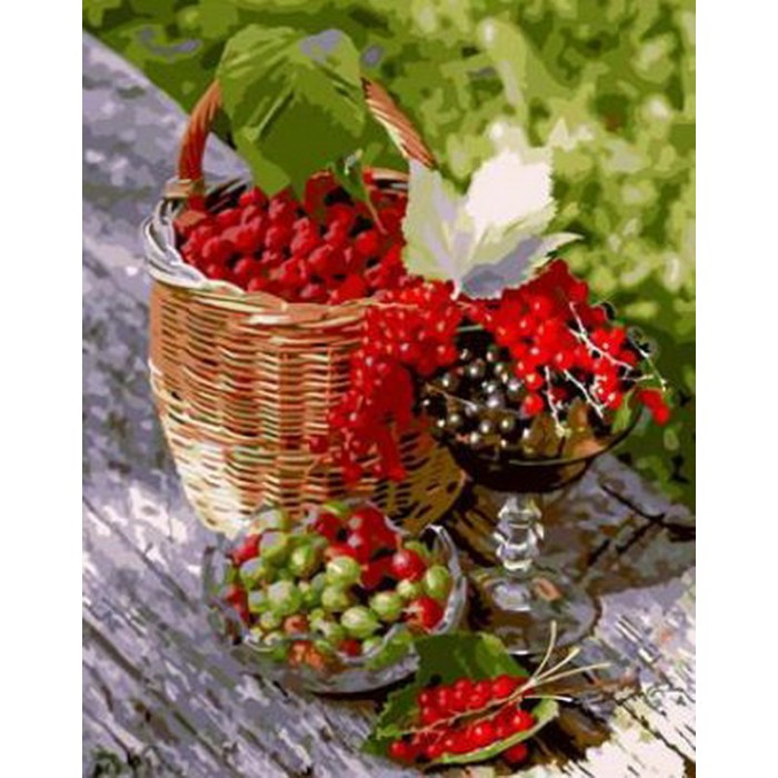 Картина за номерами 40х50 см DIY (без коробки) Ягоди (RA5538_O), фото 1