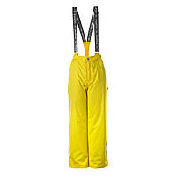 Детские брюки зимние на подтяжках Huppa Freja желтый 98 (21700016-70002-098)