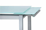 Стіл скляний розкладний Венді 1100 (+600)*700, фото 3