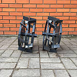 Колеса з ґрунтозачепами 400/160 (10*10) МБ З ПОЛУОня 32 мм, фото 2