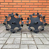 Колеса з ґрунтозачепами 400/160 (10*10) МБ З ПОЛУОня 32 мм, фото 3