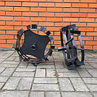 Колеса з гунтозацепами 450/150 (СМУЖКА 4*15мм) з піввіссю 32/170мм