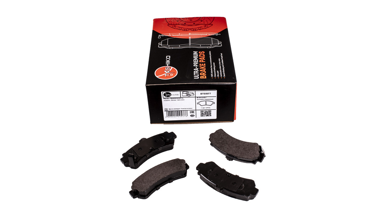 Колодки гальмівні TASHIKO задні BTS5077 FDB1454 Nissan Almera N15 95-00