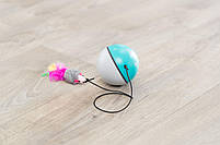 Іграшка для кішки М'ячик із моторчиком і мишкою Trixie, фото 2