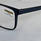 -1.0 Готові мінусові чоловічі окуляри для зору в пластиковій оправі, фото 3
