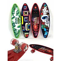 💚Пенні борд Penny Board Скейт трюковий з підсвічуванням колес, до 80 кг скейтборд для підлітка