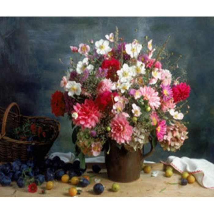 Картина за номерами 40х50 см DIY (без коробки) Польовий букет (RSB8239_O), фото 1