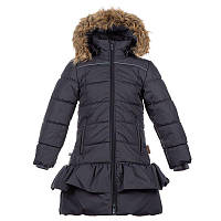 Пальто зимнее для девочек Huppa Whitney темно-серый 12460030-00018