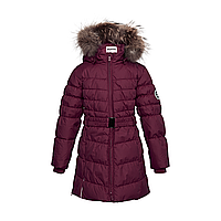 Пальто зимнее для девочек Huppa Yasmine бордовый 12020055-80034