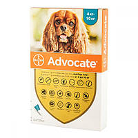 Advocate (Адвокат) краплі від бліх та кліщів для собак 4 - 10 кг