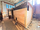 Мобільна баня бочка з бруса під ключ 5,0х2, 15 м Fassauna-5,0 від виробника Thermowood Production, фото 9