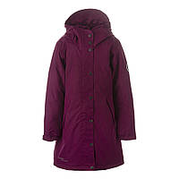 Куртка удлиненная осень/зима пальто для девочек Huppa Janelle бордовое 18020014-80034