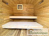 Будівництво лазні Cube Quadro Old Wood 2x2m Thermowood Production, фото 6