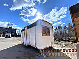Мобільна квадро-баня бочка 2.4x4.5м під ключ від Thermowood Production, фото 3