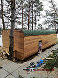 Сауна Cube Quadro 9,0x3,5m від виробника Thermowood Production, фото 3