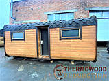Сауна Cube Quadro 5,6 x2, 4m з монтажем від виробника Thermowood Production, фото 3