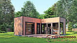 Модульний гостьовий будинок з банею 6,3х6,0м Sauna House 5 від Thermowood Production, фото 3