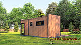 Модульний гостьовий будинок з банею 6,3х6,0м Sauna House 5 від Thermowood Production, фото 6