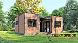 Модульний гостьовий будинок-баня 5,3х6,8м Sauna House 7 під ключ від Thermowood Production, фото 3