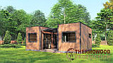Модульний гостьовий будинок-баня 5,3х6,8м Sauna House 7 під ключ від Thermowood Production, фото 4