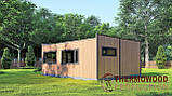 Модульний гостьовий будинок-баня 5,3х6,8м Sauna House 7 під ключ від Thermowood Production, фото 6