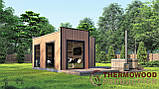 Модульний будинок-баня 5,0х4,7м Sauna House 8 під ключ від виробника Thermowood Production, фото 4