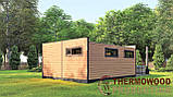 Модульний дачний будинок з банею 6,0х4,6м Sauna House 9 від Thermowood Production, фото 4