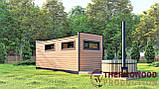 Модульний дачний будинок з банею 6,0х4,6м Sauna House 9 від Thermowood Production, фото 5