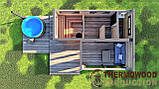 Модульний дачний будинок з банею 6,0х4,6м Sauna House 9 від Thermowood Production, фото 6