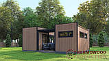 Модульний будинок-баня 7,0х5,0м Sauna House 12 під ключ від виробника Thermowood Production, фото 5