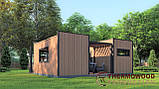 Модульний будинок-баня 7,0х5,0м Sauna House 12 під ключ від виробника Thermowood Production, фото 6