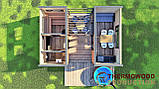 Модульний будинок-баня 7,0х5,0м Sauna House 12 під ключ від виробника Thermowood Production, фото 7