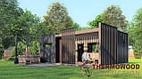 Модульний дачний будинок з банею 7,0х4,9м Sauna House 13 від Thermowood Production, фото 3