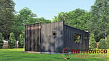 Модульний дачний будинок з банею 7,0х4,9м Sauna House 13 від Thermowood Production, фото 5