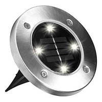 Сонячні вуличні світильники для дому та саду Solar Disk Lights