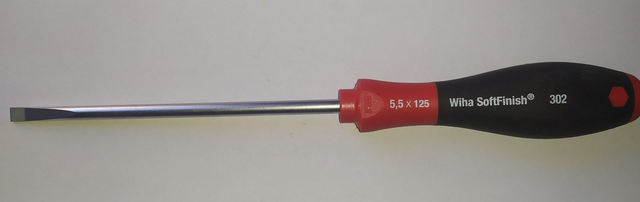 Викрутка плоска Wiha SoftFinish 5,5*125, фото 1