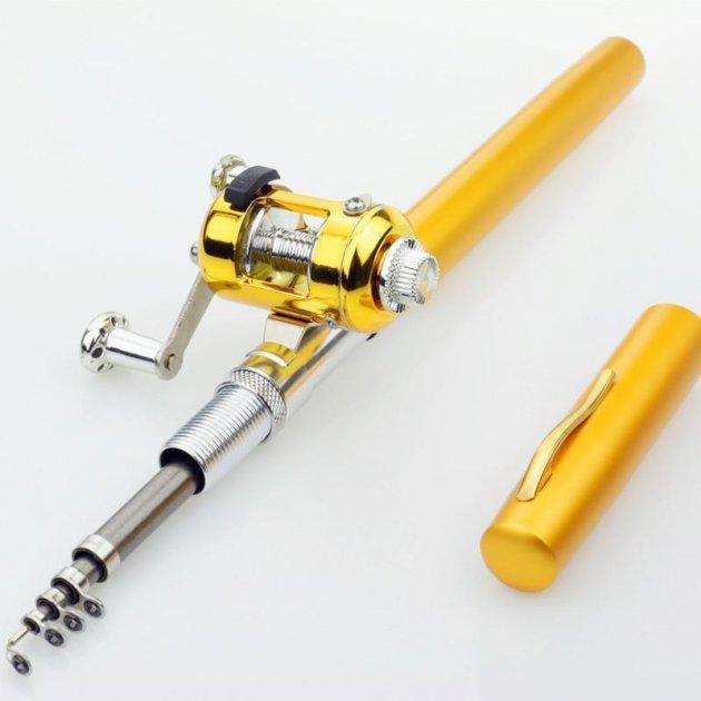Кишенькова міні вудка у формі ручки Fish Rod in Pen Case pf-09