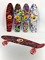 💚Пенні борд Penny Board Скейт трюковий, до 80 кг скейтборд для підлітка