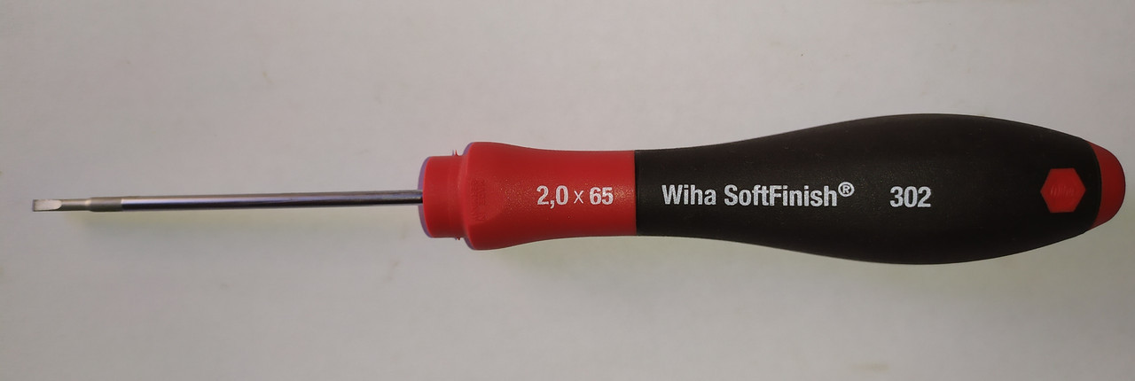 Отвертка Wiha SoftFinish 302SF 2,0x65, фото 1