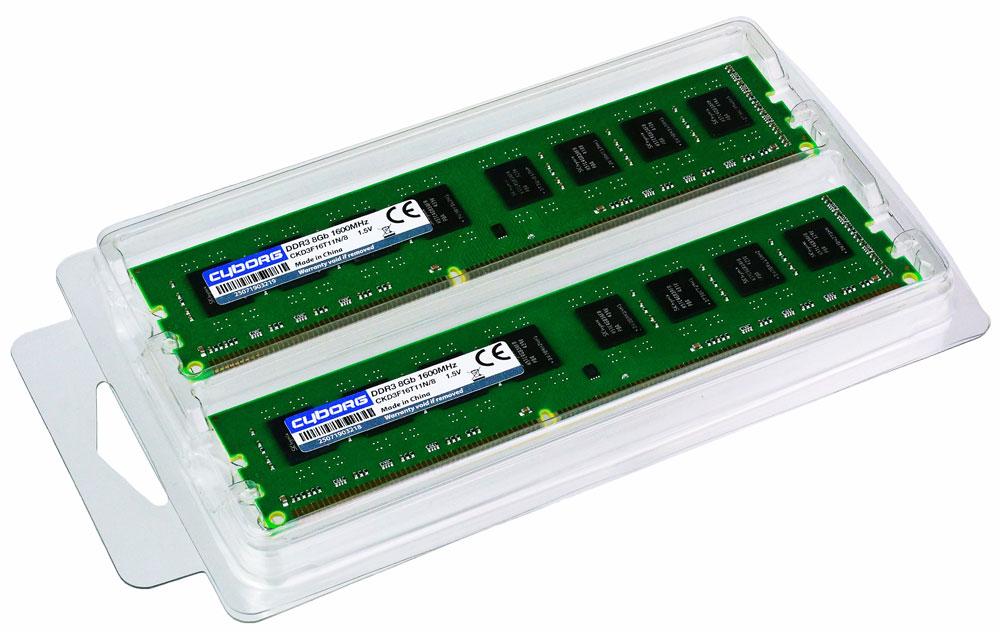 Пам'ять DDR3 16GB 1600 (Kit 2 х 8Gb) ДДР3 16 Гб комплект PC3-12800 Cyborg 1600MHz 1.5v (CKD3F16T11N/16G)