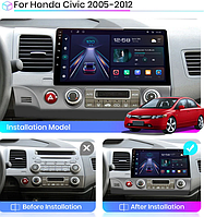 Junsun 4G Android магнитола Honda Civic 2006- 2012 Acura CSX wi-fi