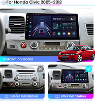 Junsun 4G Android магнитола  Honda Civic 2006- 2012 Acura CSX wi-fi