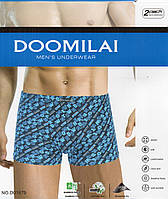 Трусы мужские боксеры хлопок c бамбуком Doomilai, размеры XL-4XL, 01679