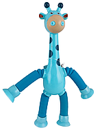 Игрушка - антисресс Жираф с присосками, Голубой (133720)