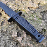 Уцінка. Ніж MIL-TEC STIEFEL KNIFE WITH MULTIPLE CUTTER Black обоюдогострий, фото 4
