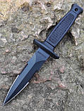 Уцінка. Ніж MIL-TEC STIEFEL KNIFE WITH MULTIPLE CUTTER Black обоюдогострий, фото 5