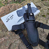 Уцінка. Ніж MIL-TEC STIEFEL KNIFE WITH MULTIPLE CUTTER Black обоюдогострий, фото 7