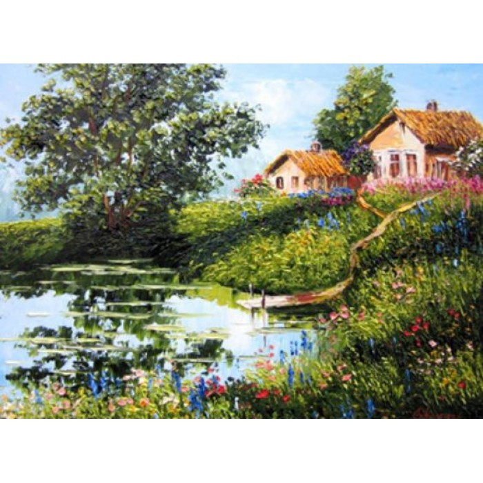 Картина за номерами 40х50 см DIY Пруд (EOTG6004), фото 1