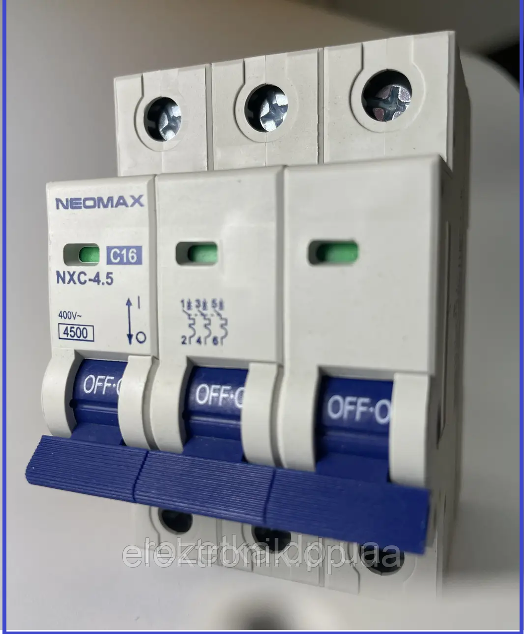 Автоматический выключатель NEOMAX 3P 16A, фото 1