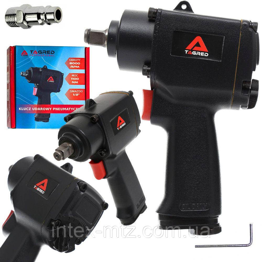 Пневматичний ударний гайковерт TAGRED TA801 1/2, фото 1